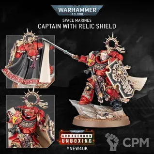 Описание картинки Armageddon Captain with Relic Shield - Оригинал (1) от Gregor98 по цене 1 700руб | Свободный Рынок Миниатюр - СРМ
