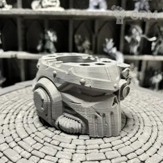 Описание картинки Warhammer 40000. Iron warrior. Стакан под краски. от Houston Program по цене 760руб | Свободный Рынок Миниатюр - СРМ