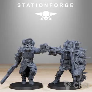 Описание картинки + Corrupted Guard Infantry Builder Kit + от WastelandMiniatures по цене 1 540руб | Свободный Рынок Миниатюр - СРМ