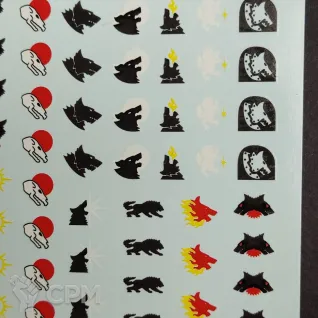 Описание картинки Transfer Sheet Space Wolves от ССП по цене 1 800руб | Свободный Рынок Миниатюр - СРМ