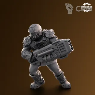 Описание картинки Special weapons Sporeblight Regiment от Zakat-3D по цене 280руб | Свободный Рынок Миниатюр - СРМ