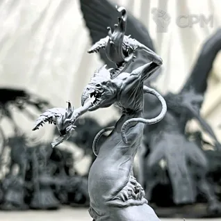 Описание картинки Exalted Flamer of Tzeentch от Магазин Альфария по цене 450руб | Свободный Рынок Миниатюр - СРМ