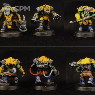 Описание картинки Kill Team: Wrecka Krew (comics style) от RobinGrib по цене 10 000руб | Свободный Рынок Миниатюр - СРМ