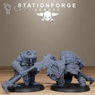 Описание картинки Bogkin Infantry от Manufactorum76 по цене 2 000руб | Свободный Рынок Миниатюр - СРМ