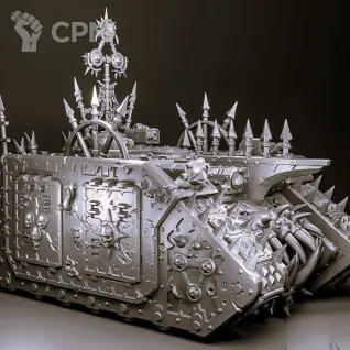 Описание картинки Death Guard Land Raider от Магазин Альфария по цене 2 500руб | Свободный Рынок Миниатюр - СРМ