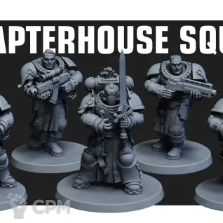 Описание картинки Primaris Crusader Squad от Печатный подвальчик по цене 1 050руб | Свободный Рынок Миниатюр - СРМ