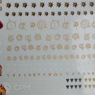 Описание картинки Transfer Sheet Word Bearers от ССП по цене 1 800руб | Свободный Рынок Миниатюр - СРМ