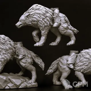 Описание картинки Thunderwolf Cavalry от Магазин Альфария по цене 890руб | Свободный Рынок Миниатюр - СРМ