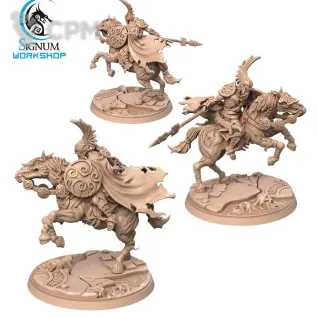Описание картинки Wight King on Skeletal Steed от MrMetalHorror по цене 850руб | Свободный Рынок Миниатюр - СРМ