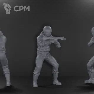 Описание картинки Grey: Digital Target , "Bikers" от White Rhino по цене 799руб | Свободный Рынок Миниатюр - СРМ
