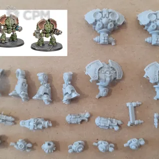 Описание картинки Saturnine Dreadnoughts от Жадная лапа по цене 600руб | Свободный Рынок Миниатюр - СРМ