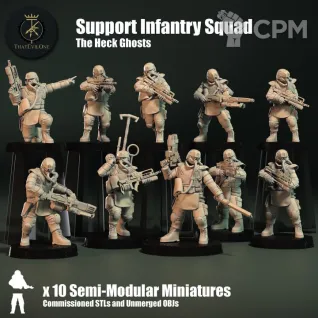 Описание картинки Infantry Squad от Tridax Forge по цене 450руб | Свободный Рынок Миниатюр - СРМ
