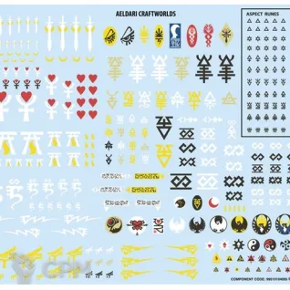 Описание картинки Aeldari Craftworlds Transfer Sheets от aldger по цене 150руб | Свободный Рынок Миниатюр - СРМ
