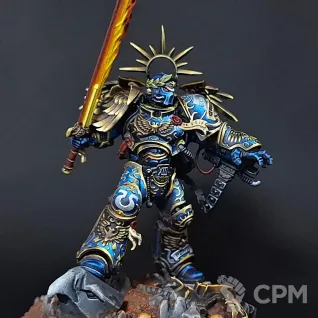 Описание картинки Roboute Guilliman, Робаут Жиллиман от Nivoraxis по цене 8 500руб | Свободный Рынок Миниатюр - СРМ