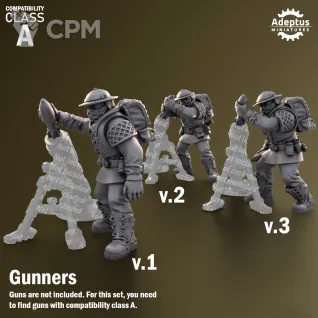 Описание картинки Heavy weapons squad Sunclaw Regiment от Zakat-3D по цене 250руб | Свободный Рынок Миниатюр - СРМ