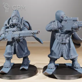 Описание картинки Снайперы Вальхальцев Frostwatch Marksmen Sniper Valhalla. от Подземный человек по цене 1 190руб | Свободный Рынок Миниатюр - СРМ