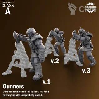 Описание картинки Heavy weapons squad Sporeblight Regiment от Zakat-3D по цене 250руб | Свободный Рынок Миниатюр - СРМ