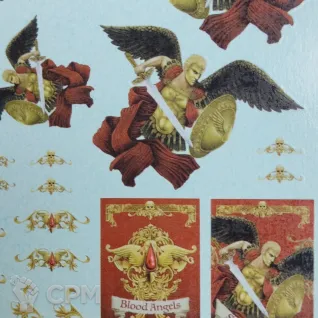 Описание картинки Transfer Sheet Blood Angels от ССП по цене 1 800руб | Свободный Рынок Миниатюр - СРМ
