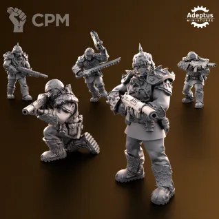 Описание картинки Squad Sporeblight Regiment от Zakat-3D по цене 1 500руб | Свободный Рынок Миниатюр - СРМ