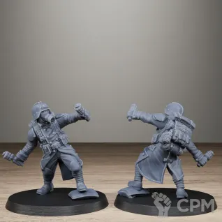 Описание картинки GrimGuard Trench Raiders от Manufactorum76 по цене 1 600руб | Свободный Рынок Миниатюр - СРМ
