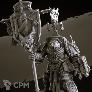 Описание картинки Brotherhood Terminator Squad / Paladin Squad (отряд 5 моделей) от Магазин Альфария по цене 1 000руб | Свободный Рынок Миниатюр - СРМ