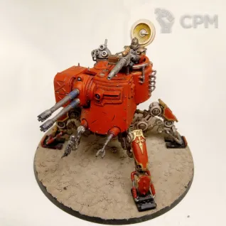 Описание картинки Adeptus Mechanicus Onager Dunecrawler от MiniaturesFAN по цене 6 600руб | Свободный Рынок Миниатюр - СРМ