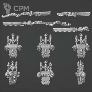 Описание картинки Black Templar Outriders от Мастерская террейна по цене 500руб | Свободный Рынок Миниатюр - СРМ