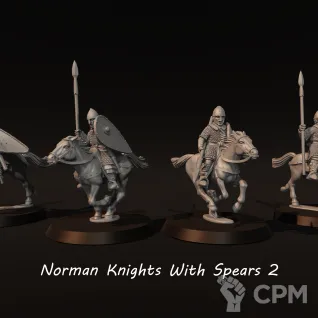 Описание картинки Norman Knights от Manufactorum76 по цене 2 000руб | Свободный Рынок Миниатюр - СРМ