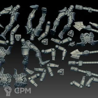 Описание картинки Дополнительные битсы для Triarch Praetorians / Lychguards (Scan) от AxeL's Forge по цене 325руб | Свободный Рынок Миниатюр - СРМ