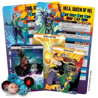 Описание картинки Marvel Crisis Protocol: Loki &amp; Hela Character Pack от StarkLogistics по цене 3 990руб | Свободный Рынок Миниатюр - СРМ