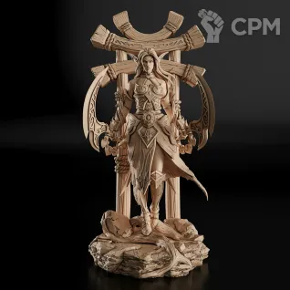 Описание картинки Tyrande Whisperwind Фигурка (World of Warcraft) от GAS3TXD  по цене 4 800руб | Свободный Рынок Миниатюр - СРМ