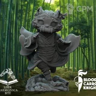 Описание картинки Незуко | Коллекционная миниатюра 70 мм от Blood Carrot Knights по цене 1 350руб | Свободный Рынок Миниатюр - СРМ