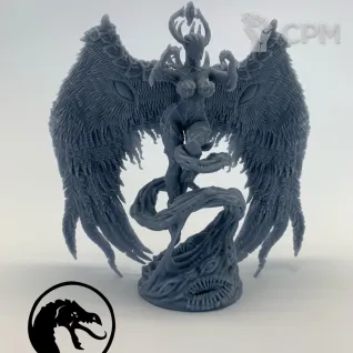 Описание картинки Tzeentch Daemon Prince от Studio Cockatoo по цене 1 452руб | Свободный Рынок Миниатюр - СРМ
