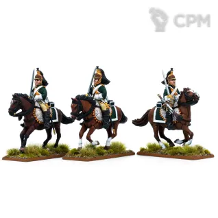 Описание картинки Napoleonic French Dragoons от 3DPrintClub по цене 220руб | Свободный Рынок Миниатюр - СРМ