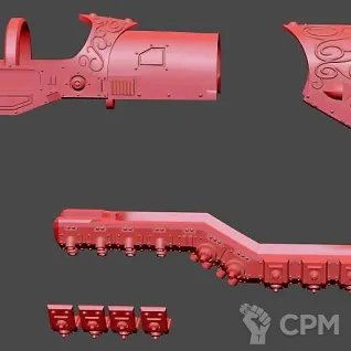 Описание картинки Caladius Grav-Tank - альт от Магазин Альфария по цене 2 300руб | Свободный Рынок Миниатюр - СРМ