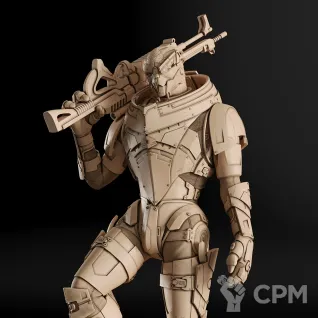 Описание картинки Garrus Фигурка (Mass Effect) от GAS3TXD  по цене 3 900руб | Свободный Рынок Миниатюр - СРМ