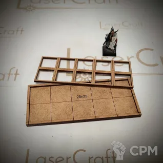Описание картинки Tray 3m 25x25(20x20) 5x2 от StudioOtolega по цене 150руб | Свободный Рынок Миниатюр - СРМ