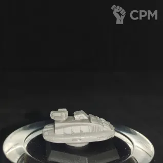 Описание картинки Plainsman Hovertank (35 тонн) от Dwarf Pirate Foundry по цене 250руб | Свободный Рынок Миниатюр - СРМ