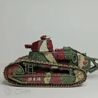 Описание картинки Французский легкий танк Renault FT-17 (пушечный вариант) / масштаб 1:56 / 28mm от DModels по цене 820руб | Свободный Рынок Миниатюр - СРМ