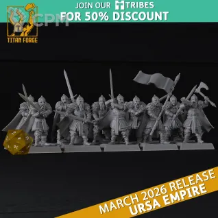 Описание картинки Kislev/ Elite Guards от Barduck Miniatures по цене 2 090руб | Свободный Рынок Миниатюр - СРМ