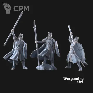 Описание картинки Shield-and-Spear от Manufactorum76 по цене 960руб | Свободный Рынок Миниатюр - СРМ