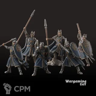 Описание картинки Shield-and-Spear от Manufactorum76 по цене 960руб | Свободный Рынок Миниатюр - СРМ