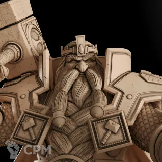 Описание картинки Magni Bronzebeard Фигурка (World of Warcraft) от GAS3TXD  по цене 4 300руб | Свободный Рынок Миниатюр - СРМ