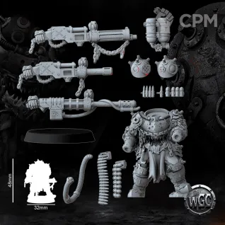 Описание картинки Abyssal Iron Gorger (shooting weapon) от Zakat-3D по цене 400руб | Свободный Рынок Миниатюр - СРМ