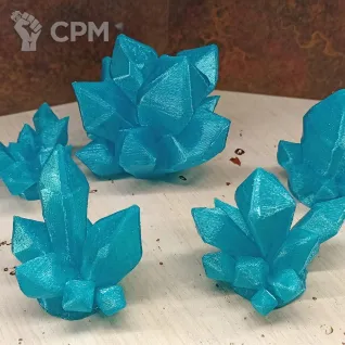 Описание картинки Кристаллы, голубые (террейн) от Artiz по цене 400руб | Свободный Рынок Миниатюр - СРМ