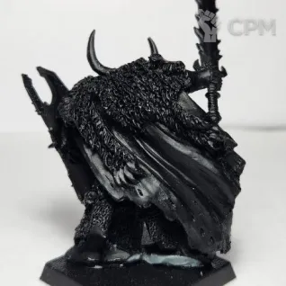 Описание картинки Chaos lord (Archaon on foot), литьё в грунте от Shamkin по цене 550руб | Свободный Рынок Миниатюр - СРМ