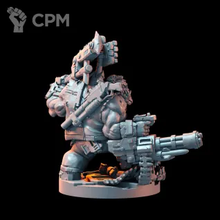 Описание картинки Миниатюра Варбосс Терминаторк,  Warboss от Brother Ork по цене 1 100руб | Свободный Рынок Миниатюр - СРМ
