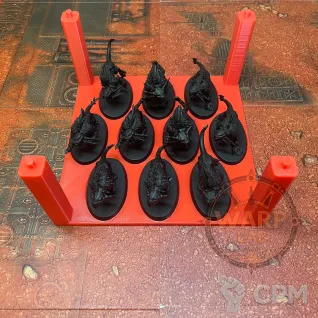 Описание картинки Этаж 1шт. со стенами для сборки стойки. 17x17x8,5см для баз 25-50мм. от WARP LAB по цене 450руб | Свободный Рынок Миниатюр - СРМ