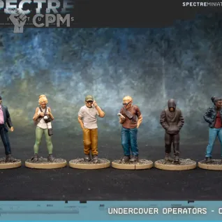 Описание картинки Undercover Operators от Wardog Workshop по цене 2 000руб | Свободный Рынок Миниатюр - СРМ