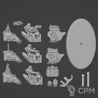 Описание картинки Black Templar Outriders от Мастерская террейна по цене 500руб | Свободный Рынок Миниатюр - СРМ